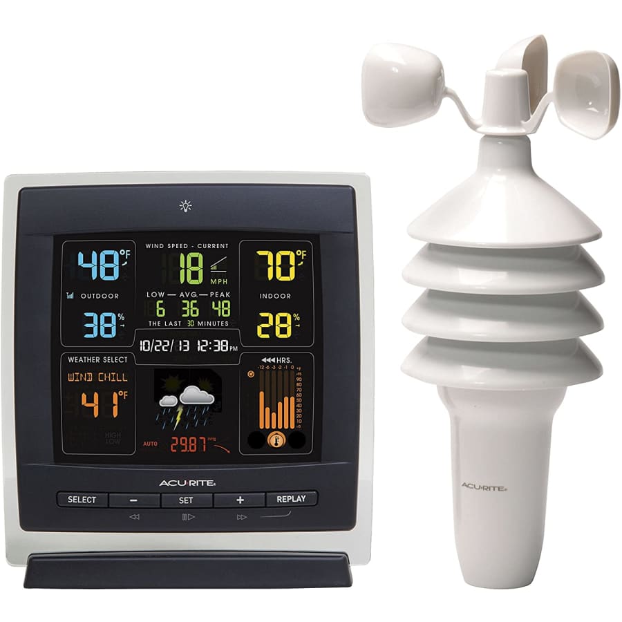 AcuRite Pro Color Weather Station w/ Wind Speed for $100