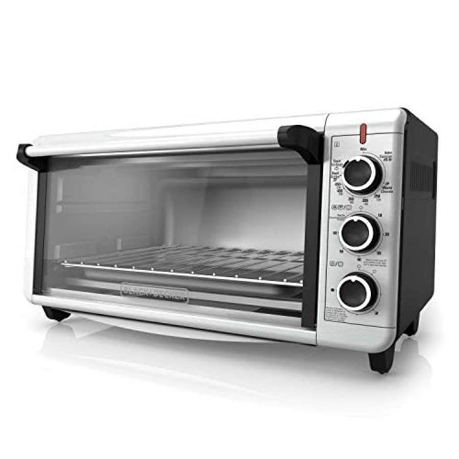 Black + Decker BLACK+DECKER TO3240XSBD 8-Slice Extra Wide Convection Countertop Toaster Oven, Includes Bake Pan, for $90
