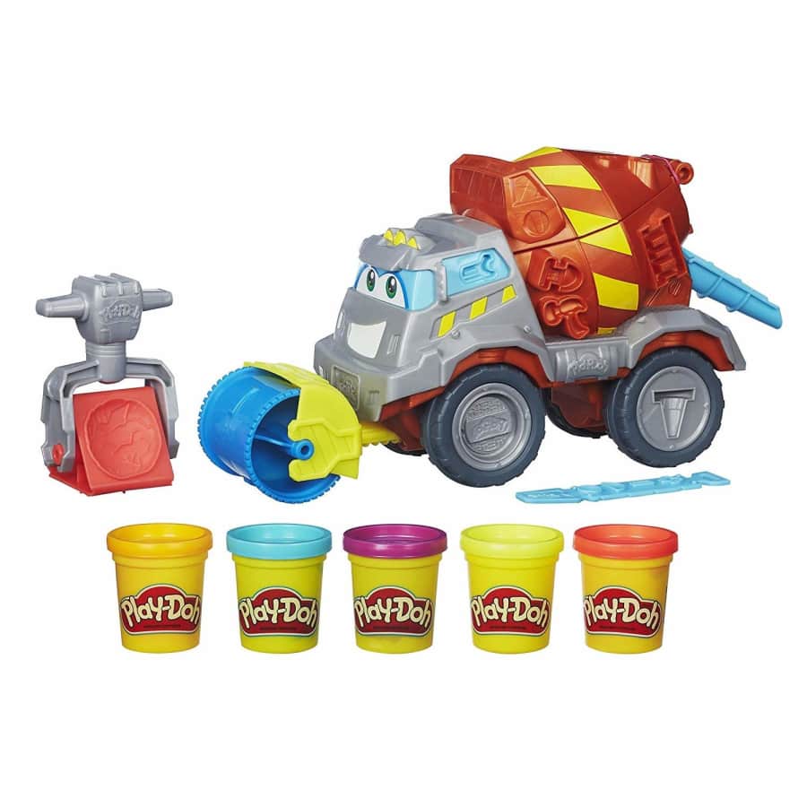 Play-Doh Max The Cement Mixer Toy Construction Truck for $22