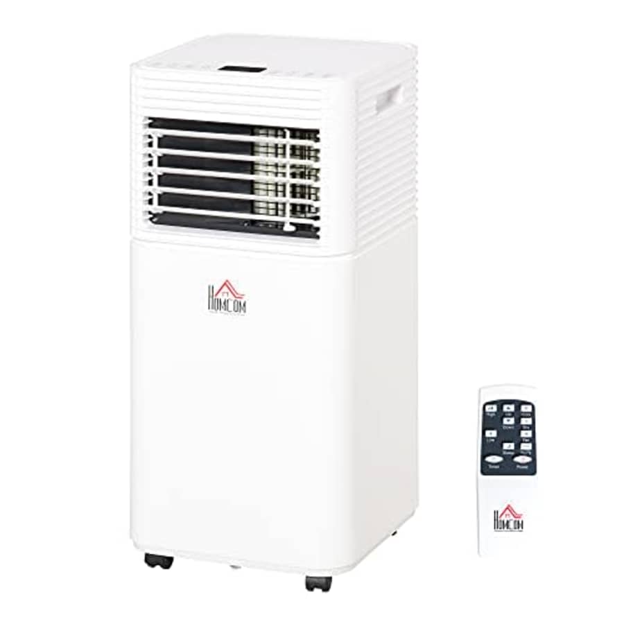 HOMCOM 10000 BTU Portable Mobile Air Conditioner for Cooling, Dehumidifying, and Ventilating with for $250