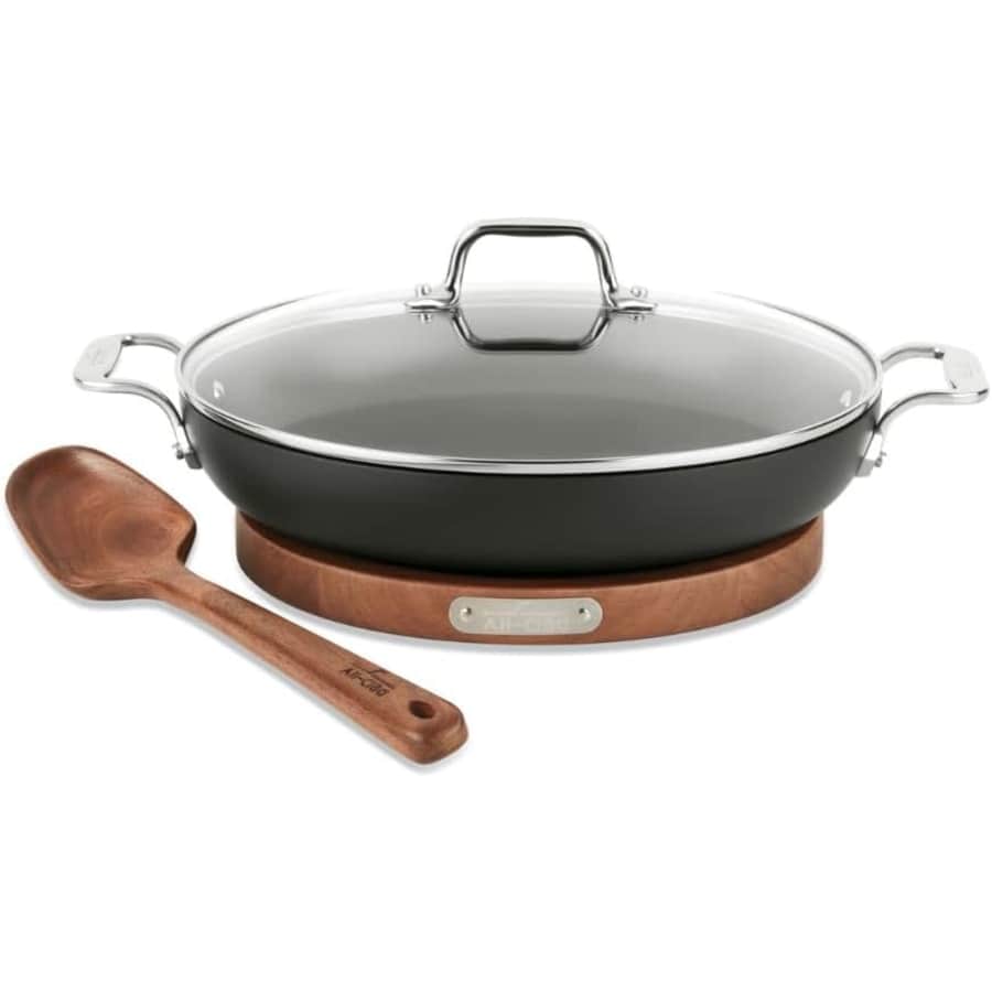 All-Clad HA1 3-Quart Hard Anodized Nonstick Universal Pan Set for $120