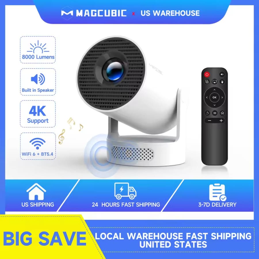 Magcubic HY300 Pro 720p Projector for $30