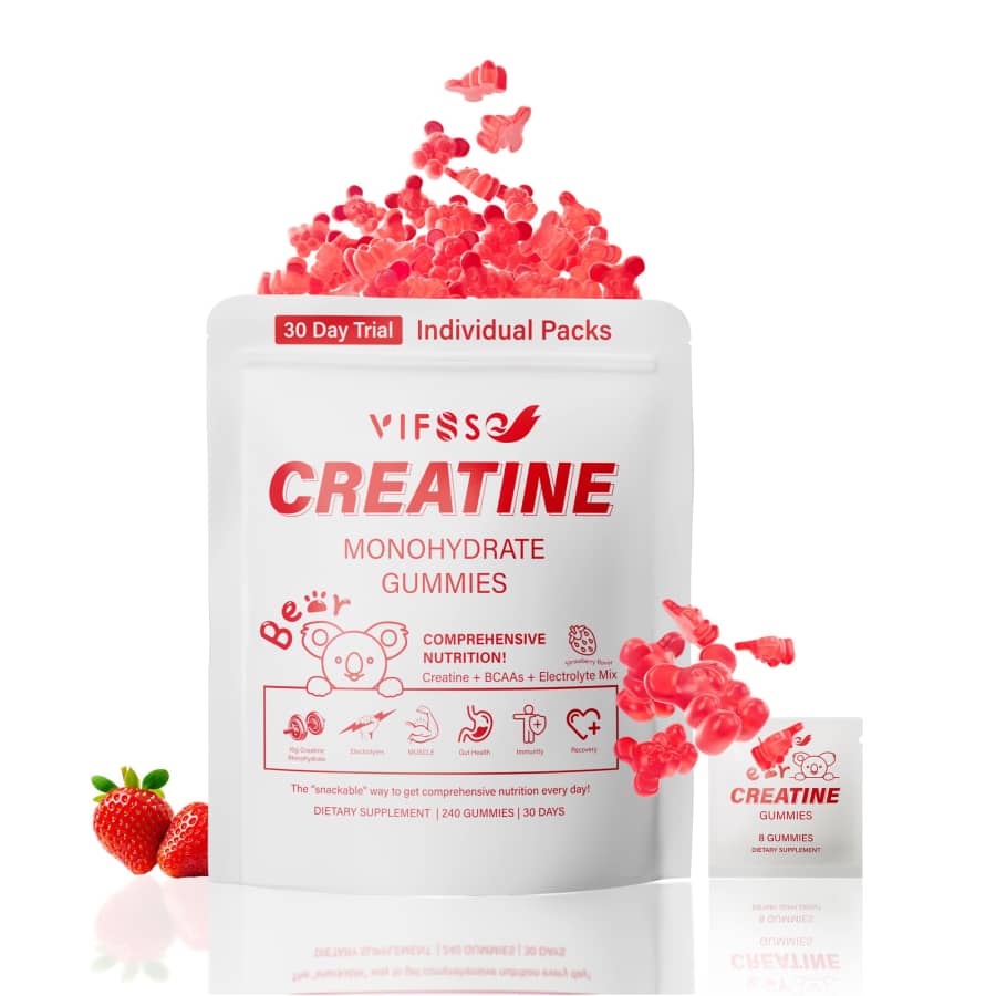 Vifssg Creatine Monohydrate 240-Count Gummies for $8 Vifssg Creatine Monohydrate 240-Count Gummies for $8