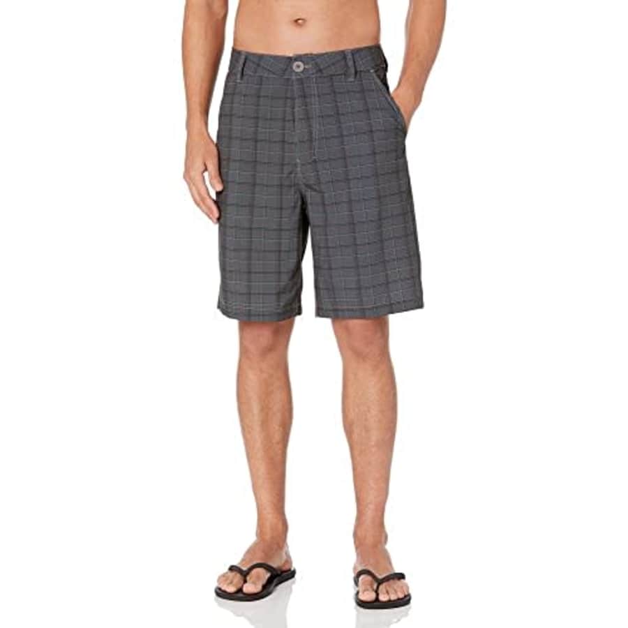 Kanu Surf Men's Highline Stretch Hybrid Boardshort, Charcoal, 32 for $15 Kanu Surf Men's Highline Stretch Hybrid Boardshort, Charcoal, 32 for $15