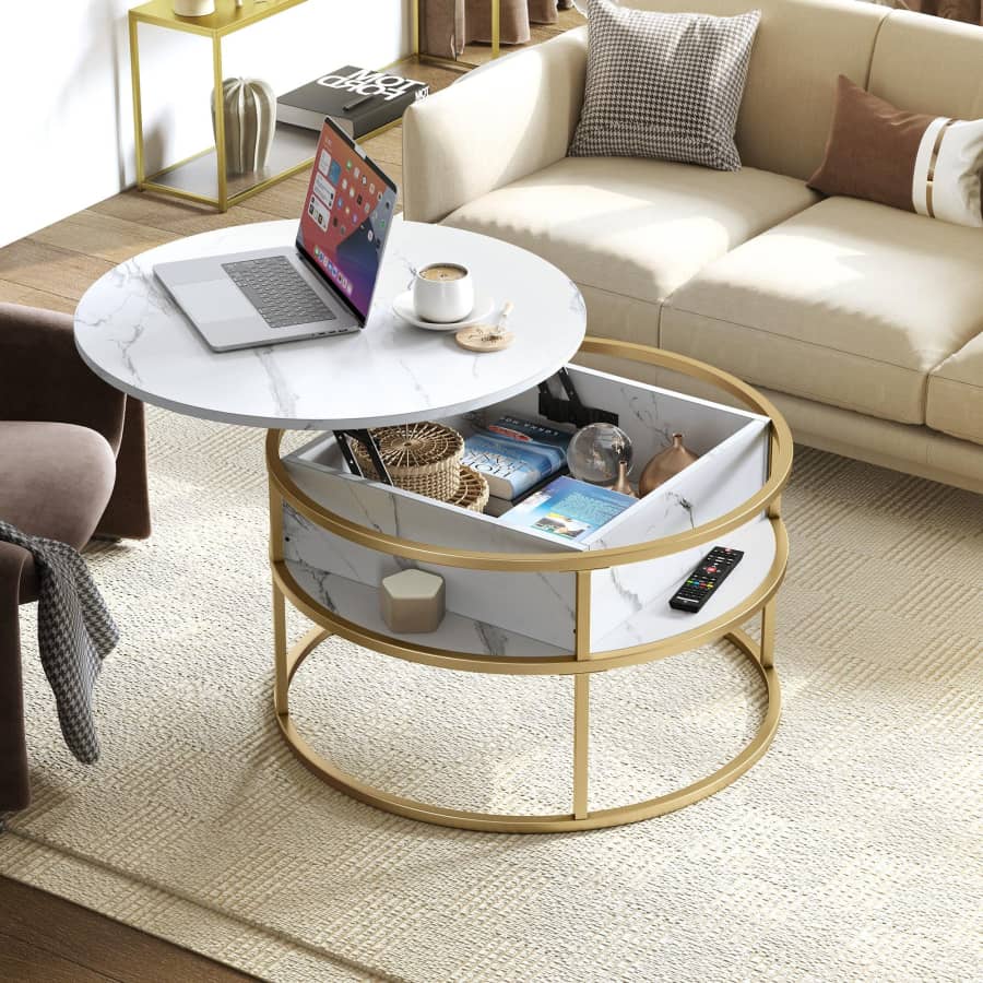 YitaHome Lift Top Coffee Table for $97 YitaHome Lift Top Coffee Table for $97