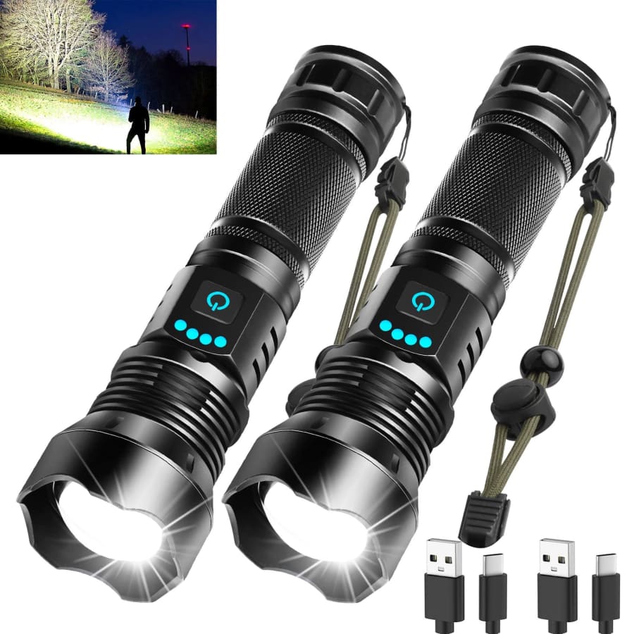 Tactical LED Flashlight 2-Pack: $19.99 Tactical LED Flashlight 2-Pack: $19.99