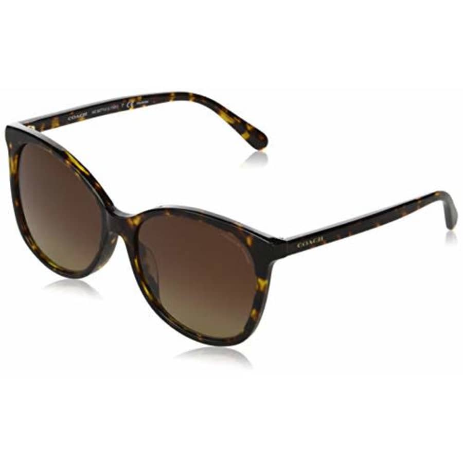 Coach Woman Sunglasses, Tortoise Lenses Acetate Frame, 57mm for $154 Coach Woman Sunglasses, Tortoise Lenses Acetate Frame, 57mm for $154