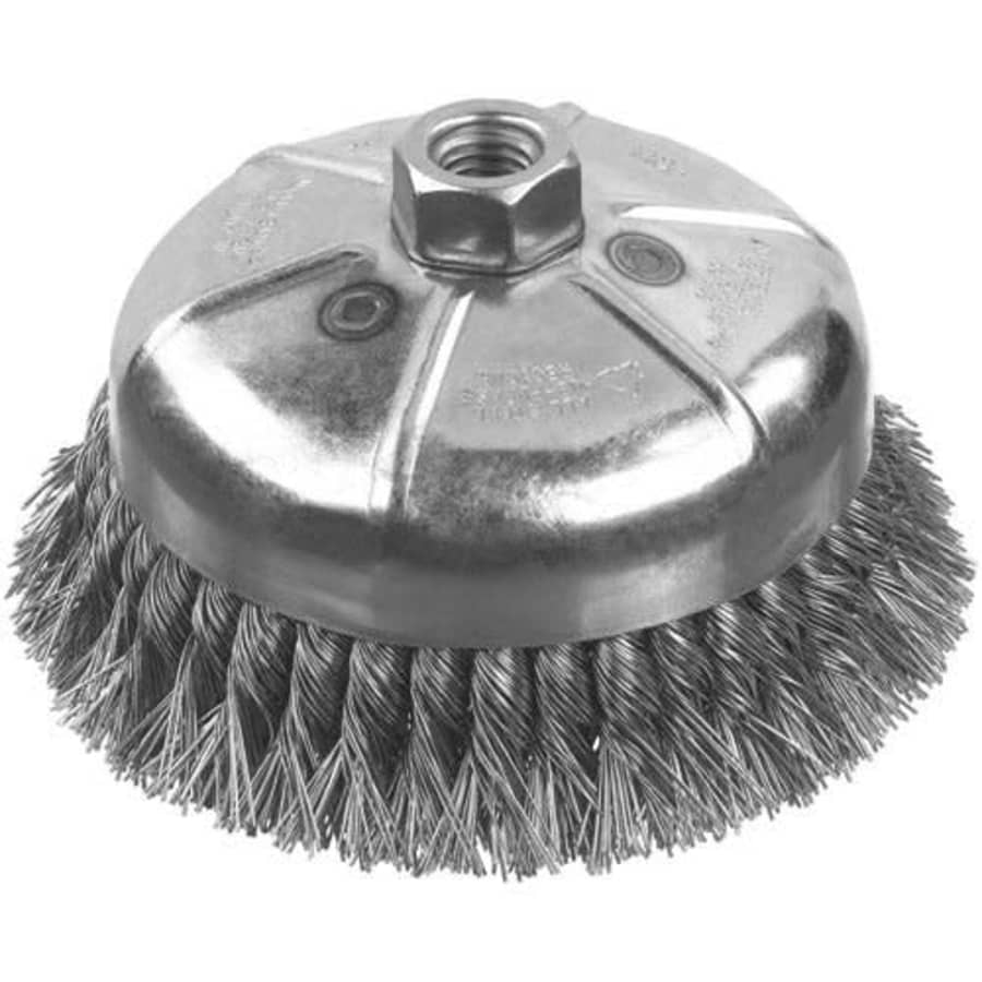 DEWALT DW49157 3-Inch by 5/8-Inch-11 XP .014 Carbon Knot Wire Cup Brush for $34 DEWALT DW49157 3-Inch by 5/8-Inch-11 XP .014 Carbon Knot Wire Cup Brush for $34