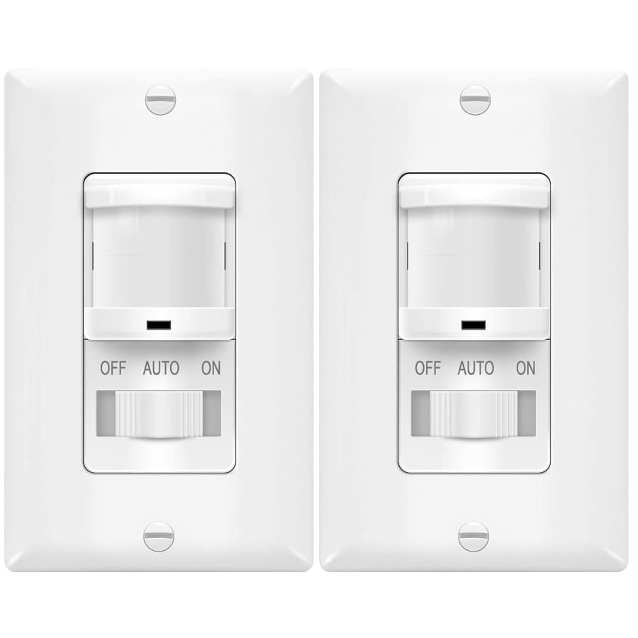 In-Wall PIR Motion Sensor Light Switch 2-Pack for $29