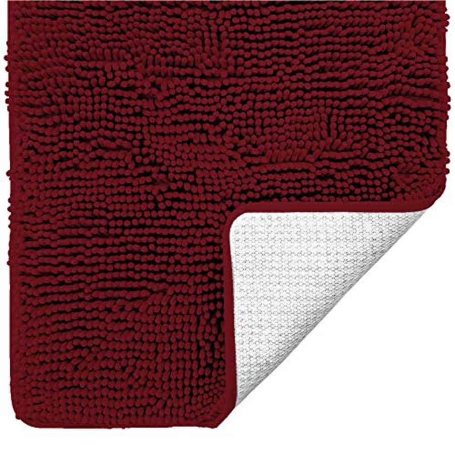 Gorilla Grip Luxury Chenille Bathroom Rug Mat, Extra Soft and Super Absorbent Shaggy Rugs, Machine for $15