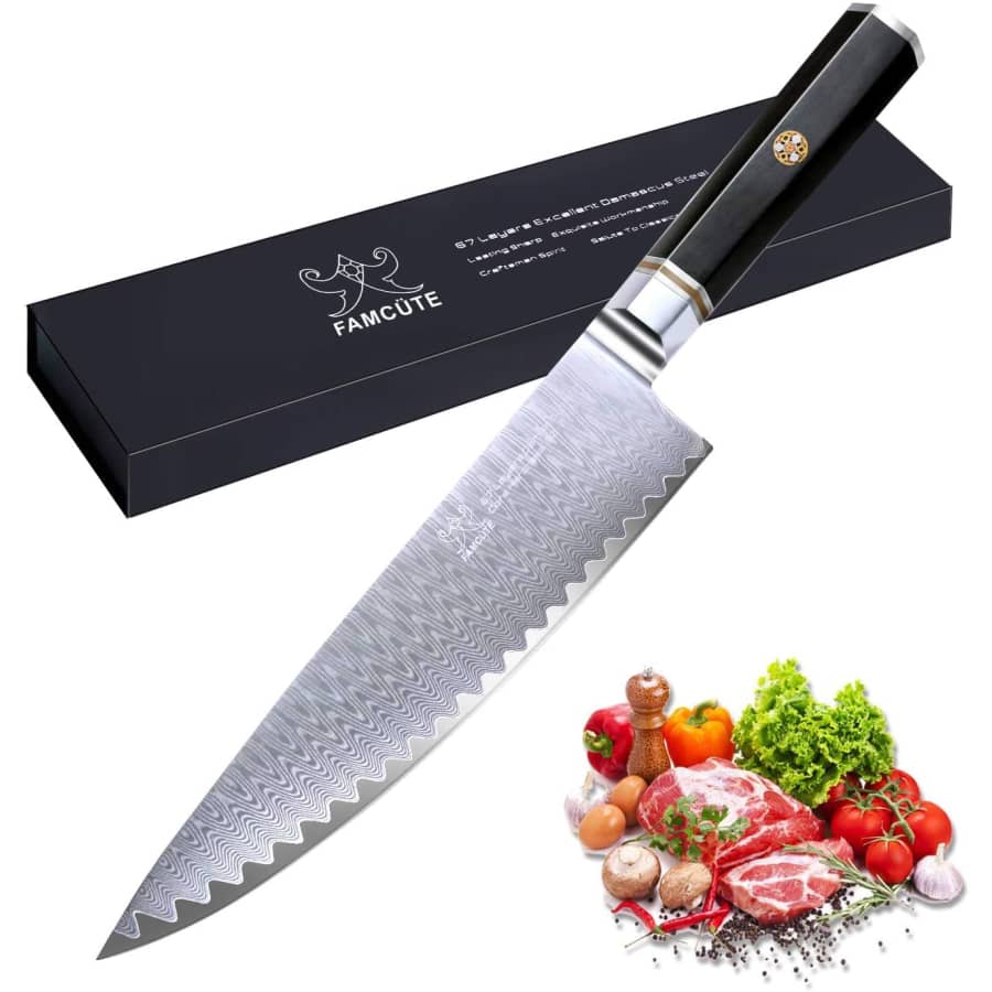 Famcute 8" Chef's Knife for $40