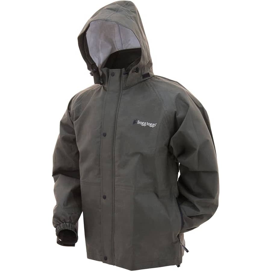 Frogg Toggs Men's Signature Bull Frogg Waterproof Breathable Rain Jacket From $23