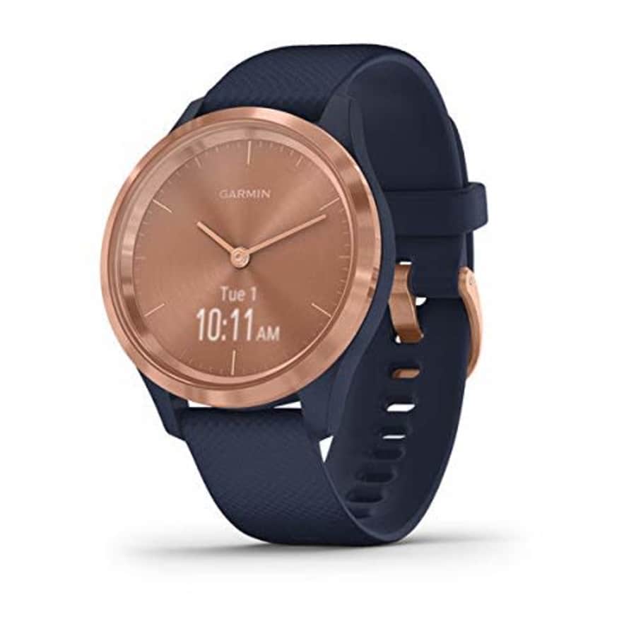 Garmin vvomove 3S, Hybrid Smartwatch with Real Watch Hands and Hidden Touchscreen Display, Rose for $191 Garmin vvomove 3S, Hybrid Smartwatch with Real Watch Hands and Hidden Touchscreen Display, Rose for $191