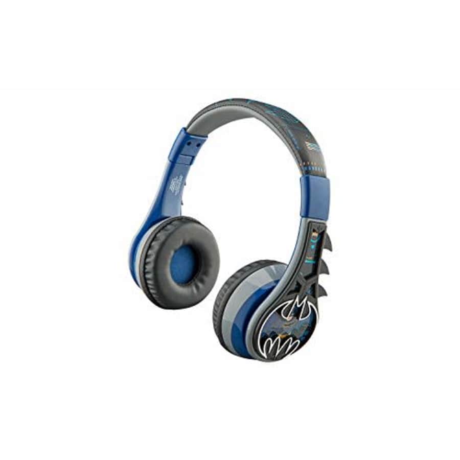 eKids Batman Bluetooth Headphones for Kids, Wireless Headphones with Microphone for Video Call or for $35 eKids Batman Bluetooth Headphones for Kids, Wireless Headphones with Microphone for Video Call or for $35
