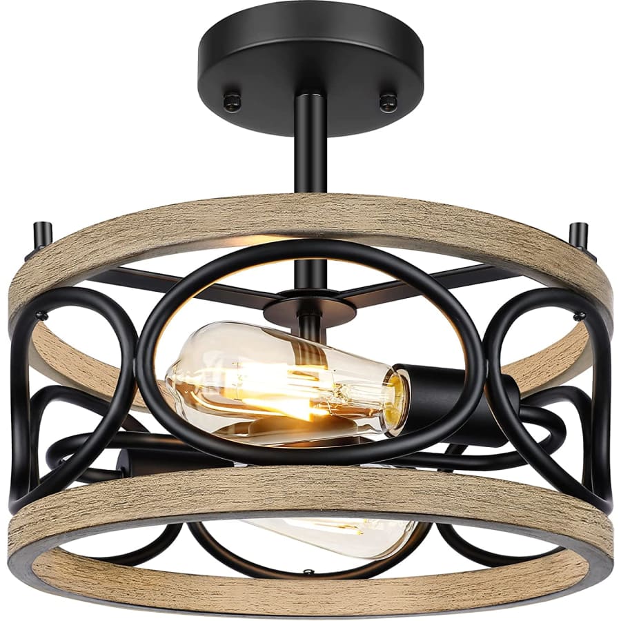 Brightever 2-Light Semi-Flush Mount Light Fixture for $30 Brightever 2-Light Semi-Flush Mount Light Fixture for $30