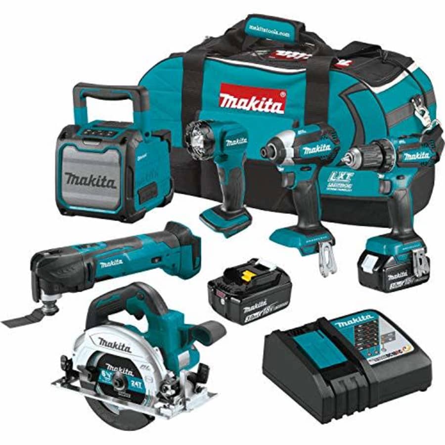 Makita XT613X1 18V LXT Lithium-Ion Cordless 6-Pc. Combo Kit (3.0Ah) for $1,321