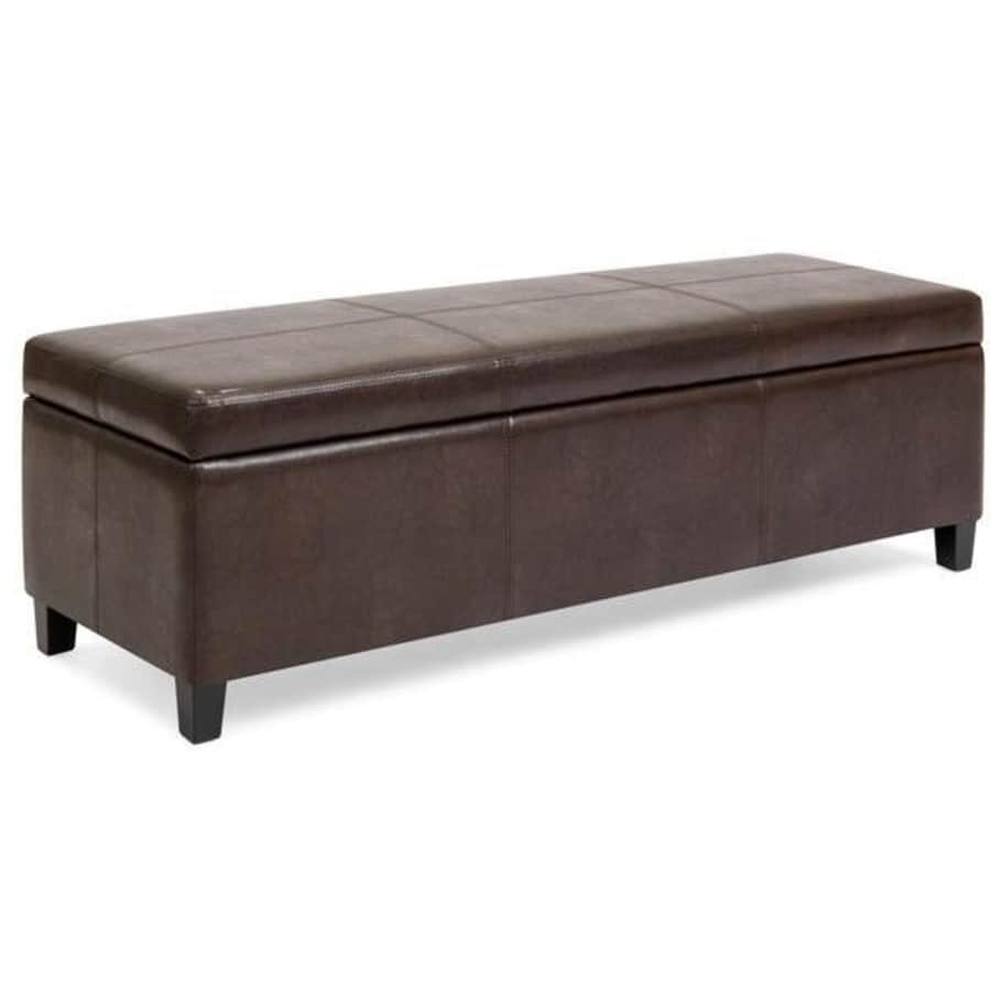 Best Choice Faux Leather Ottoman Storage Bench w/ Lid for $91 Best Choice Faux Leather Ottoman Storage Bench w/ Lid for $91