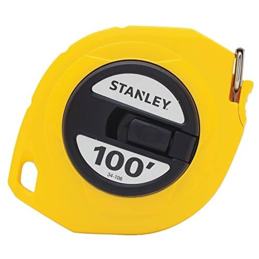 Bostitch Stanley Hand Tools 34-106 3/8" X 100' High Visibility Tape Measure Reel for $21 Bostitch Stanley Hand Tools 34-106 3/8" X 100' High Visibility Tape Measure Reel for $21