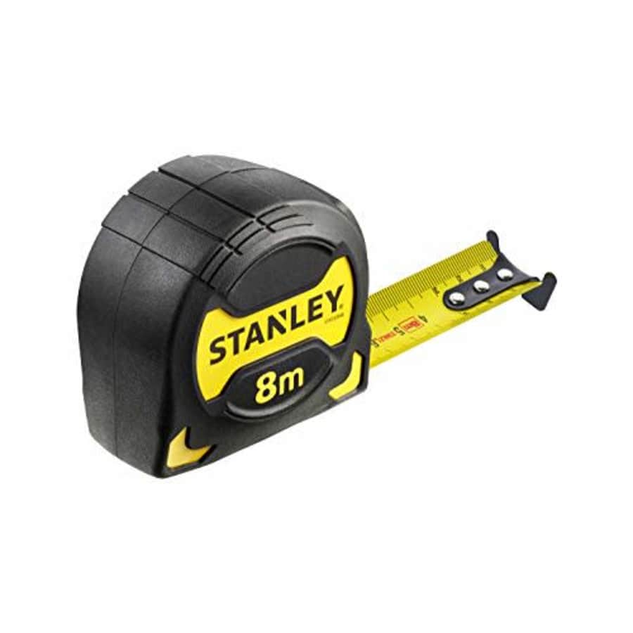 Stanley Tools Stanley STHT0-33566"Grip" Tape Measure, Yellow/Black, 8 m x 28 mm for $29