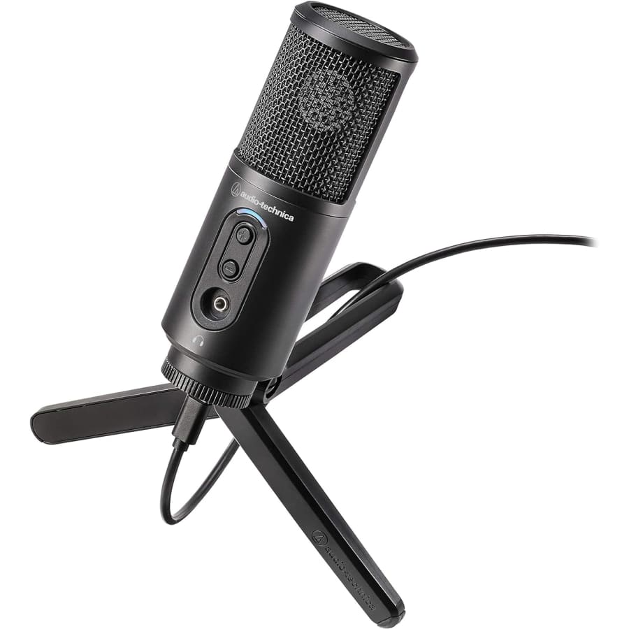 Audio-Technica ATR2500x-USB Cardioid Condenser USB Microphone for $48 Audio-Technica ATR2500x-USB Cardioid Condenser USB Microphone for $48