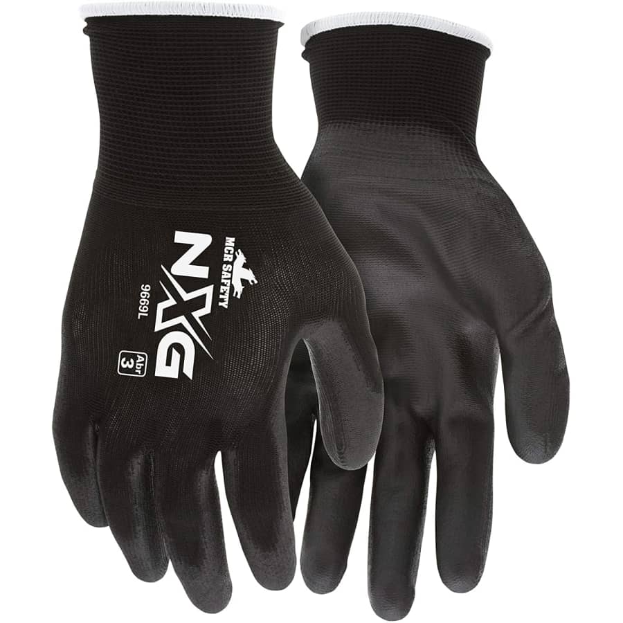 MCR Safety Nylon Knitted Shell Gloves for $2
