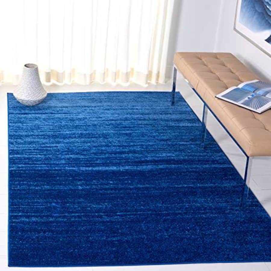 Safavieh Adirondack Collection ADR113F Modern Ombre Area Rug, 6' Square, Light Blue/Dark Blue for $79 Safavieh Adirondack Collection ADR113F Modern Ombre Area Rug, 6' Square, Light Blue/Dark Blue for $79
