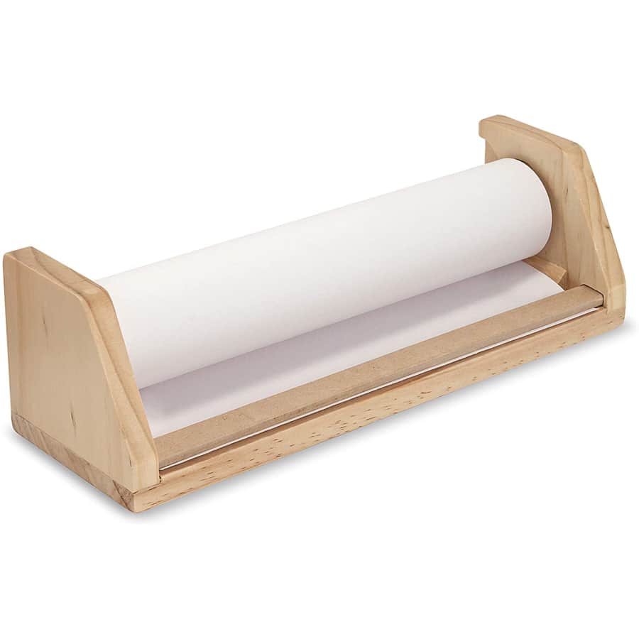 Melissa & Doug Tabletop Paper Roll Dispenser for $18