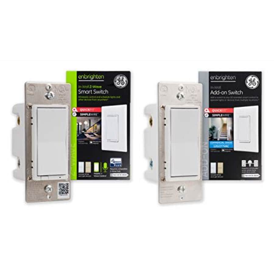 GE Enbrighten Z-Wave Plus Smart Light Switch Kit with QuickFit and SimpleWire, 3-Way Ready, Works for $48 GE Enbrighten Z-Wave Plus Smart Light Switch Kit with QuickFit and SimpleWire, 3-Way Ready, Works for $48