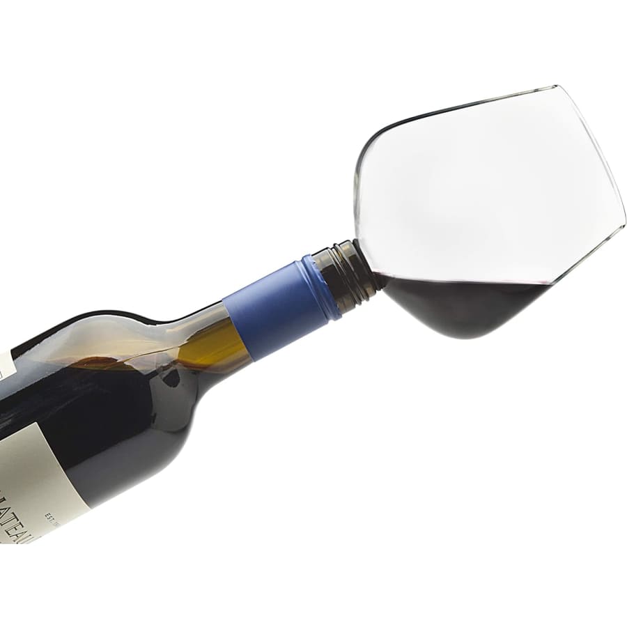 Godinger ChugMate Goblet Wine Bottle Topper for $14