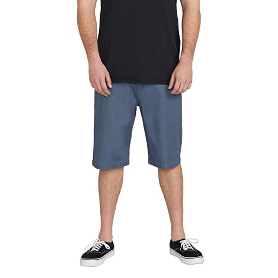 Volcom Men's Vmonty Chino Shorts, Heather Blue, 40 for $23 Volcom Men's Vmonty Chino Shorts, Heather Blue, 40 for $23