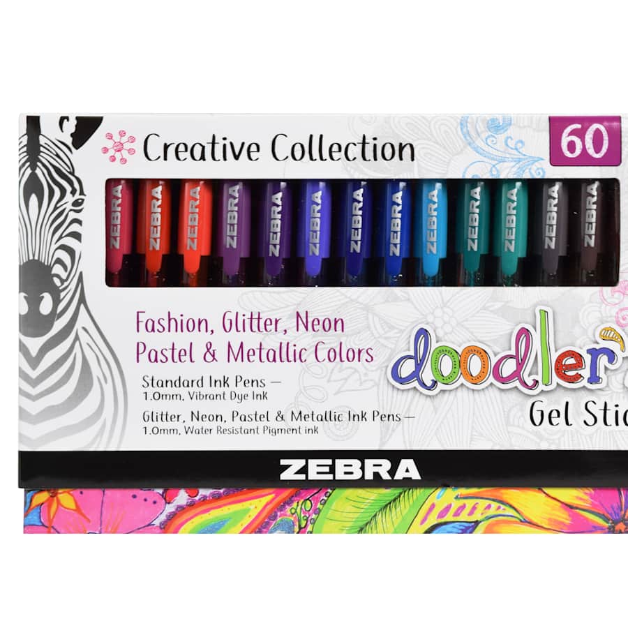 Zebra Pen Doodlerz Gel Stick Pen Mega Set for $13