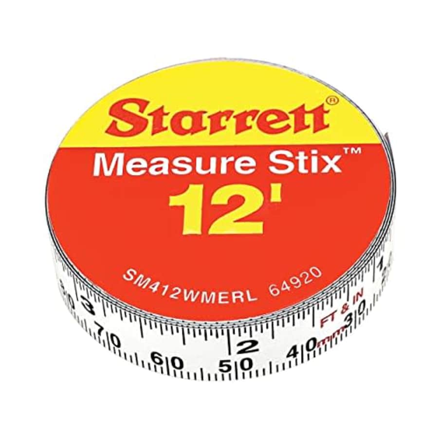 Starrett Tape Measure Stix with Adhesive Backing - Mount to Work Bench, Saw Table, Drafting Table - for $14