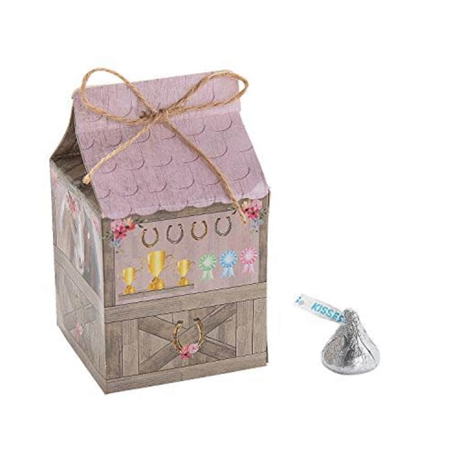Fun Express HORSE STABLE FAVOR BOX - Party Supplies - 12 Pieces for $10 Fun Express HORSE STABLE FAVOR BOX - Party Supplies - 12 Pieces for $10