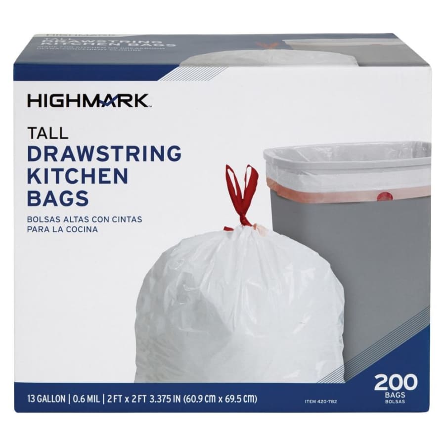 Highmark 200-Count 13-Gallon Trash Bags for $10 Highmark 200-Count 13-Gallon Trash Bags for $10