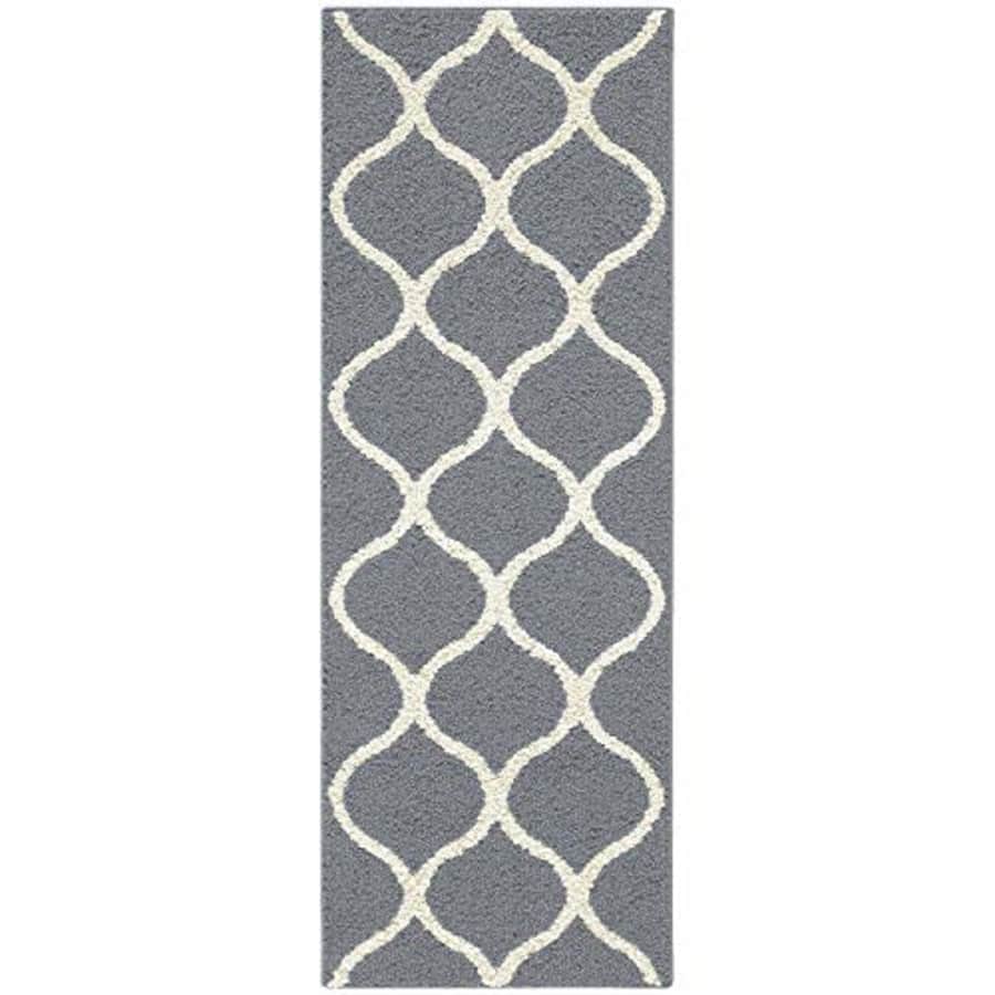 Maples Rugs Rebecca Contemporary Runner Rug Non Slip Hallway Entry Carpet [Made in USA], 1'9" x 5', for $30