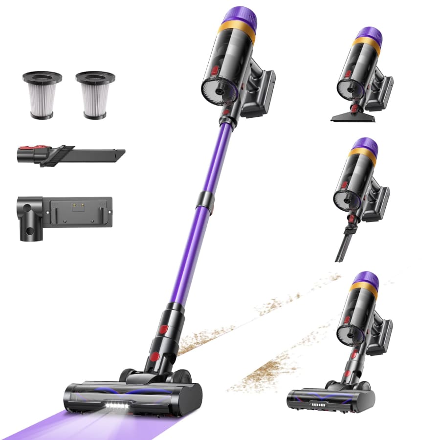 580W Cordless Stick Vacuum Cleaner for $112