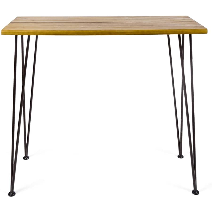 Christopher Knight Home Denali Acacia Wood/Iron Bar Table for $75