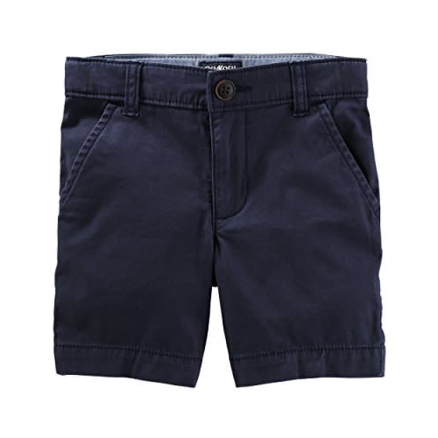 OshKosh B'Gosh Boys' Kids Stretch Flat Front Short, Dark Navy, 10 for $16