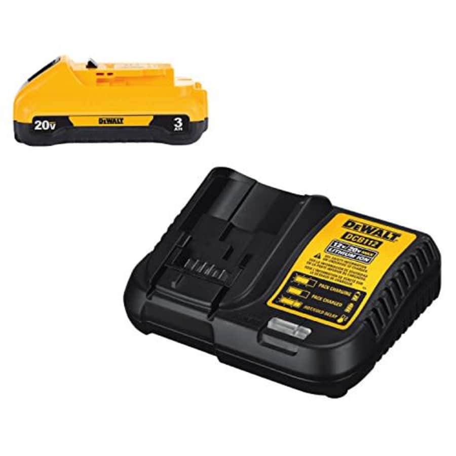 DEWALT 20V MAX Battery Pack with Charger, 3-Ah (DCB230C) for $105 DEWALT 20V MAX Battery Pack with Charger, 3-Ah (DCB230C) for $105