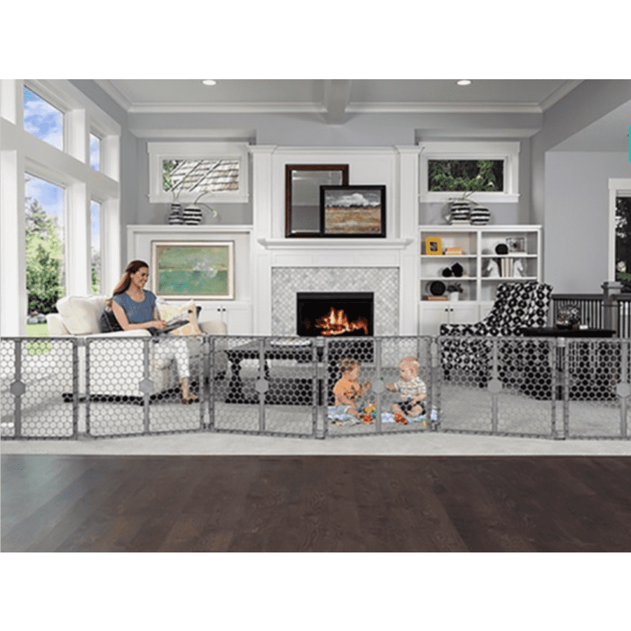 Regalo 192" Super Wide Adjustable Plastic Baby Gate for $68