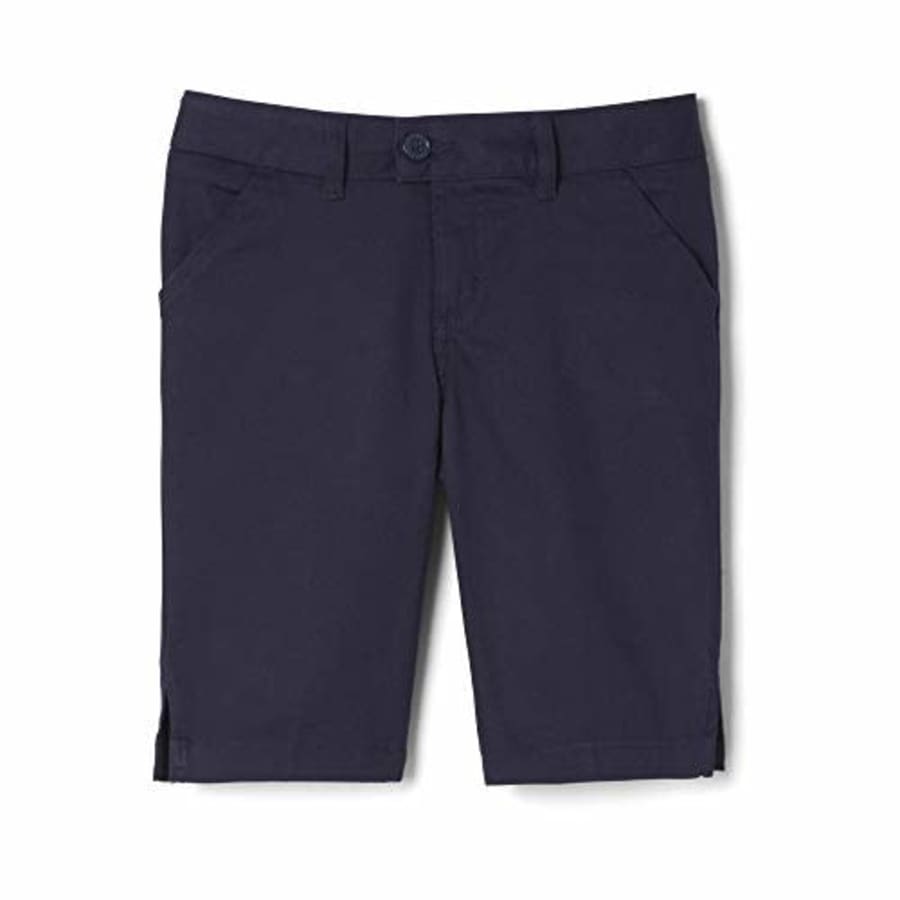 French Toast Girls Size' Twill Bermuda Short, Navy, 16.5 Plus for $12
