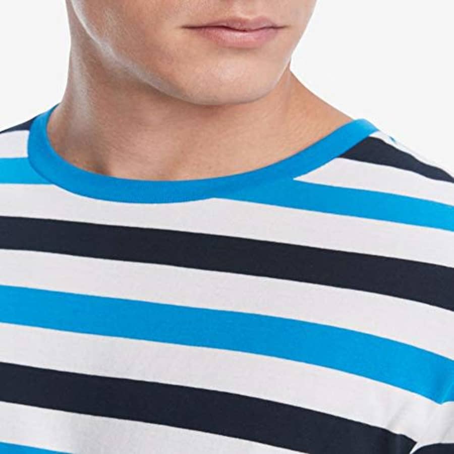 Tommy Hilfiger Men's Long Sleeve Cotton T Shirt, Blue Aster-Print/Multi, LG for $39 Tommy Hilfiger Men's Long Sleeve Cotton T Shirt, Blue Aster-Print/Multi, LG for $39