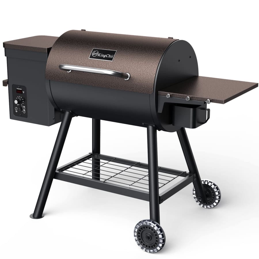 KingChii 456-sq. in Pellet Grill BBQ Smoker for $250 KingChii 456-sq. in Pellet Grill BBQ Smoker for $250