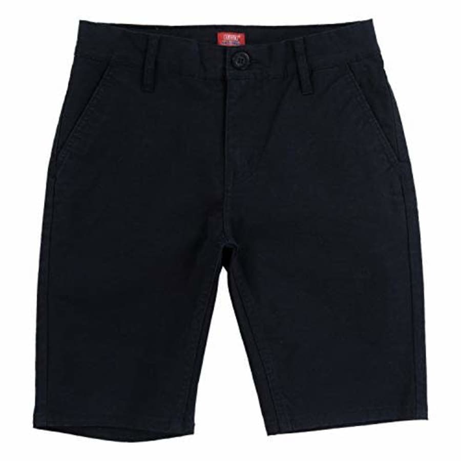 Levi's Boys' Straight Fit Chino Shorts, Black, 2T for $25