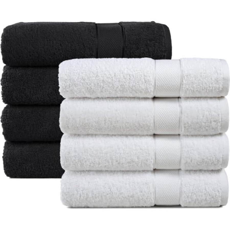 XL 100% Cotton Bath Towel 4-Pack for $24 XL 100% Cotton Bath Towel 4-Pack for $24
