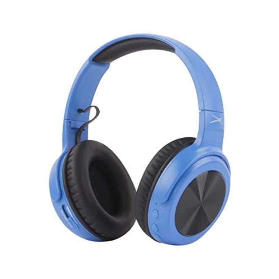 Altec Lansing MZX701- Blue Rumble Bass Boosted Over Ear Bluetooth Headphones with Omnidirectional for $80 Altec Lansing MZX701- Blue Rumble Bass Boosted Over Ear Bluetooth Headphones with Omnidirectional for $80