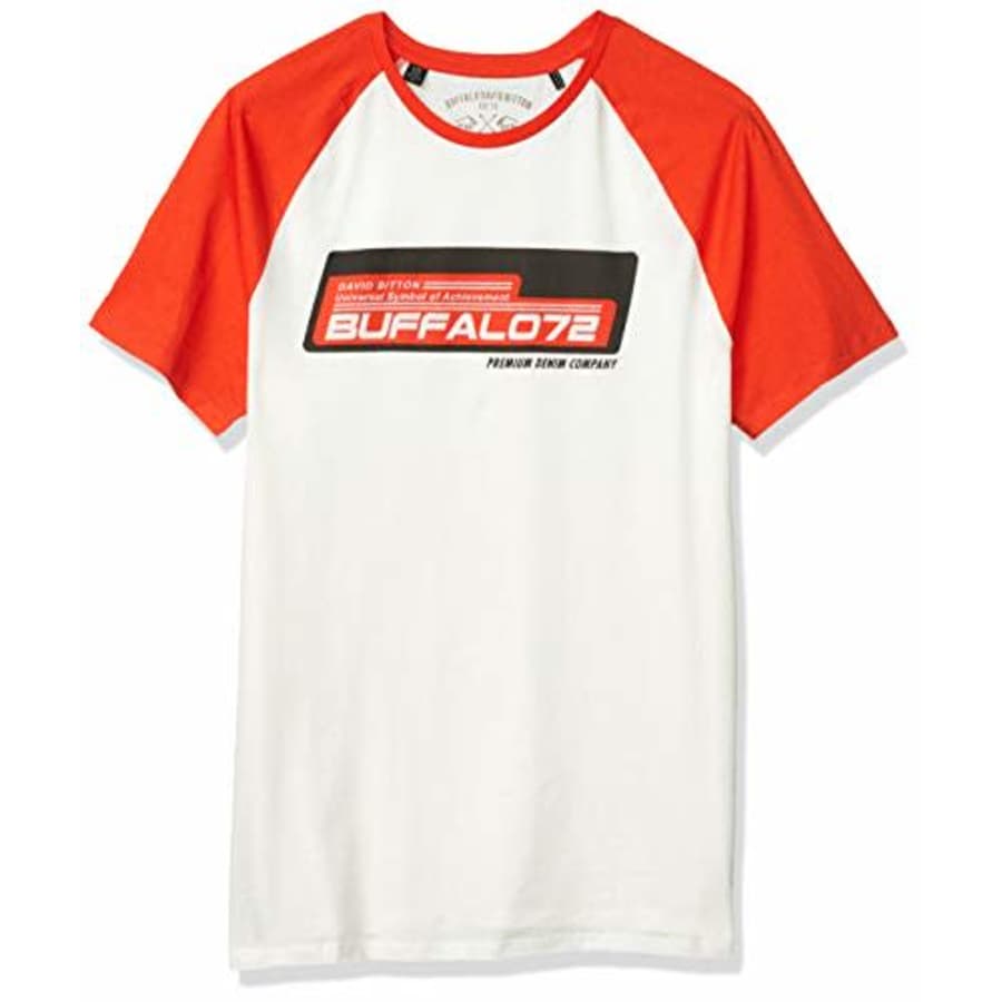 Buffalo David Bitton Men's T-Shirt, Milk, X-Large for $17