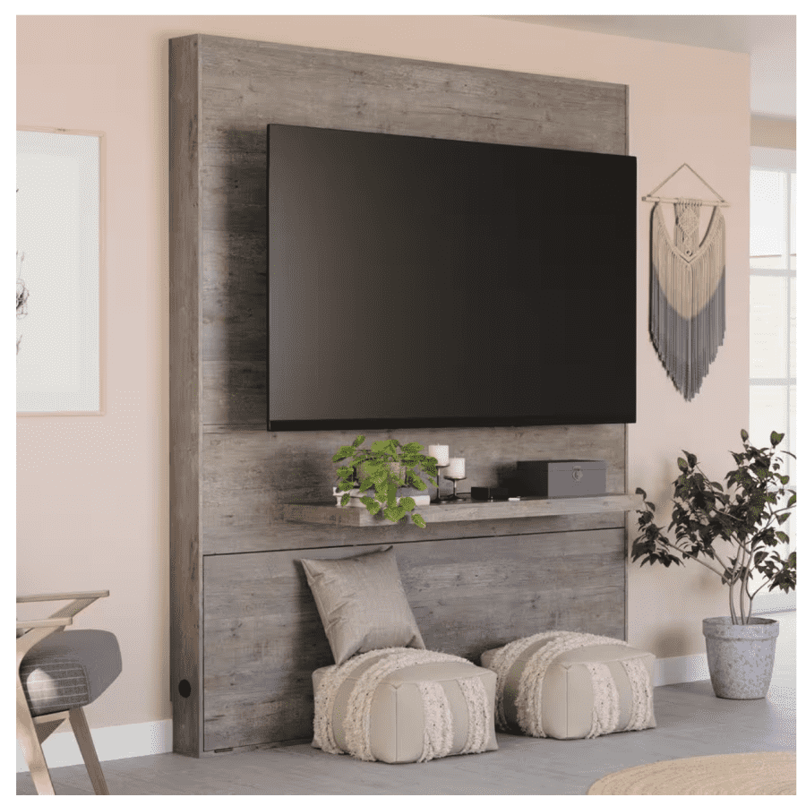 Sauder Cannery Bridge 72" Entertainment Wall Center for $476 Sauder Cannery Bridge 72" Entertainment Wall Center for $476