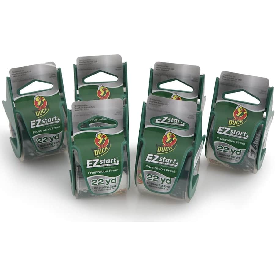 Duck EZ Start Heavy Duty Packing Tape 6-Pack for $11 Duck EZ Start Heavy Duty Packing Tape 6-Pack for $11