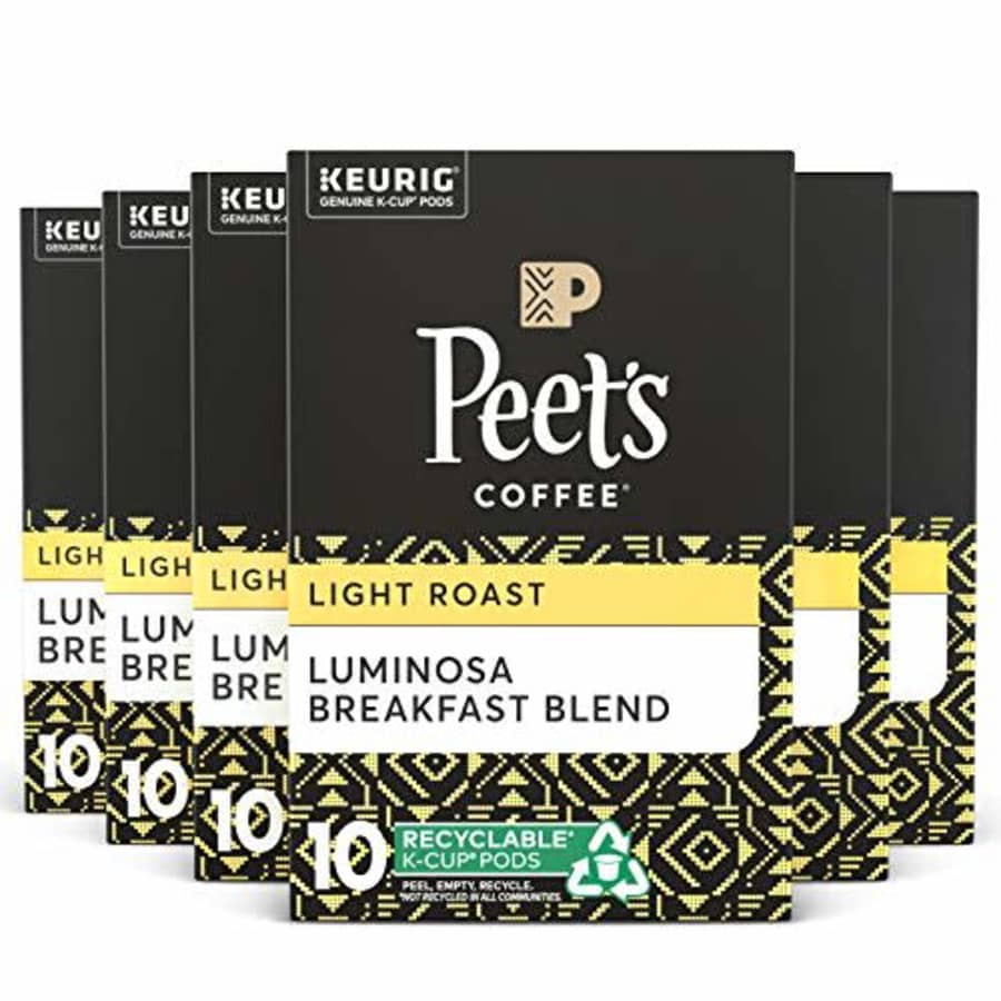 Peet's Peets Coffee Colombia Luminosa K-Cup Coffee Pods for Keurig Brewers, Light Roast, 60 Pods for $42 Peet's Peets Coffee Colombia Luminosa K-Cup Coffee Pods for Keurig Brewers, Light Roast, 60 Pods for $42